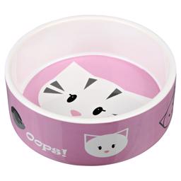 Trixie Cat Bowl Keramisk Design MIMI Rosa 300ml